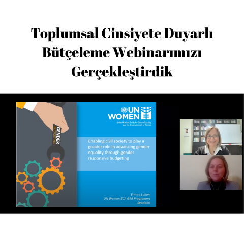 Toplumsal Cinsiyete Duyarlı Bütçeleme Webinarımızı Gerçekleştirdik