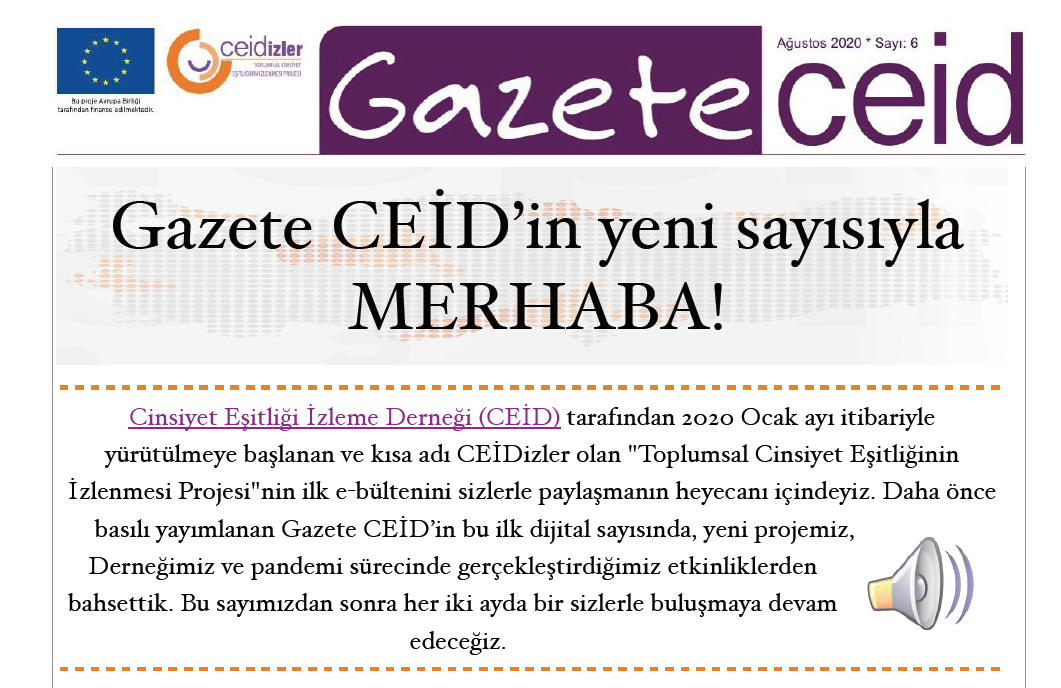 Gazete CEİD'in yeni sayısı yayımlandı!
