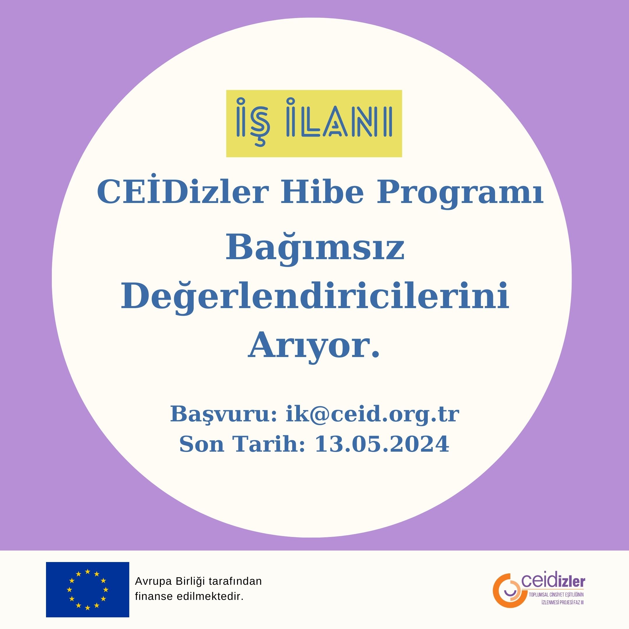 CEİDizler Hibe Programı Bağımsız Değerlendiricilerini Arıyor