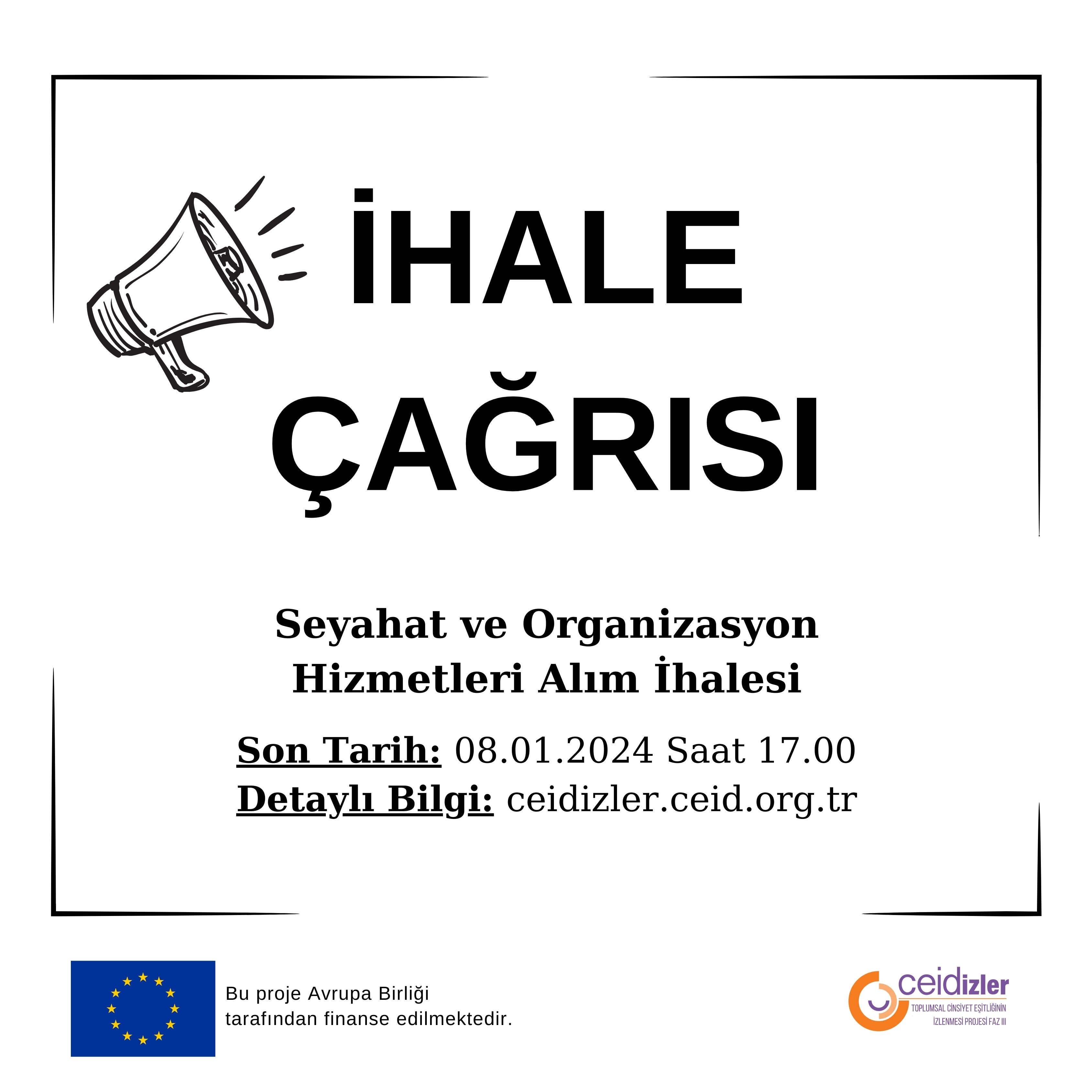 İHALE ÇAĞRISI