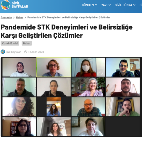 Pandemide STK Deneyimleri ve Belirsizliğe Karşı Geliştirilen Çözümler