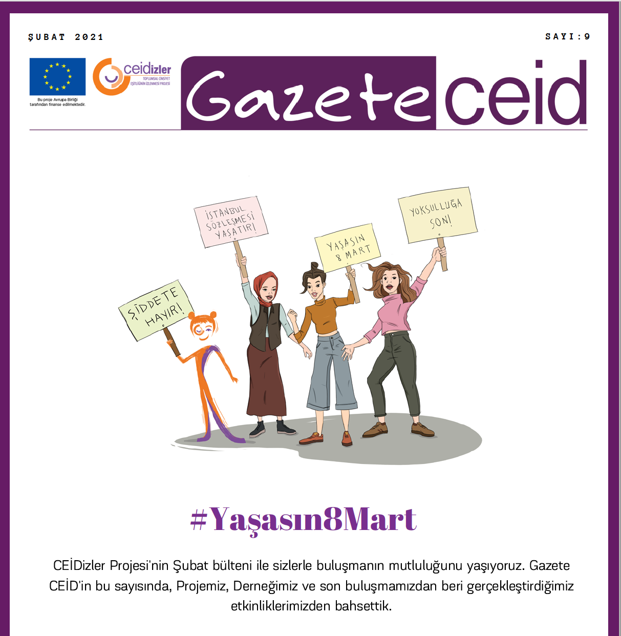 Gazete CEİD'in Şubat Sayısı Yayımlandı