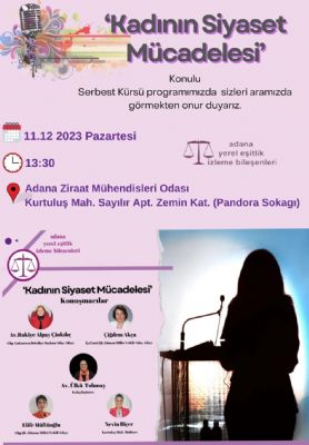 Adana YEİB, İzleme ve Savunuculuk Faaliyetlerine Devam Ediyor | Cinsiyet Eşitliği İzleme Platformu